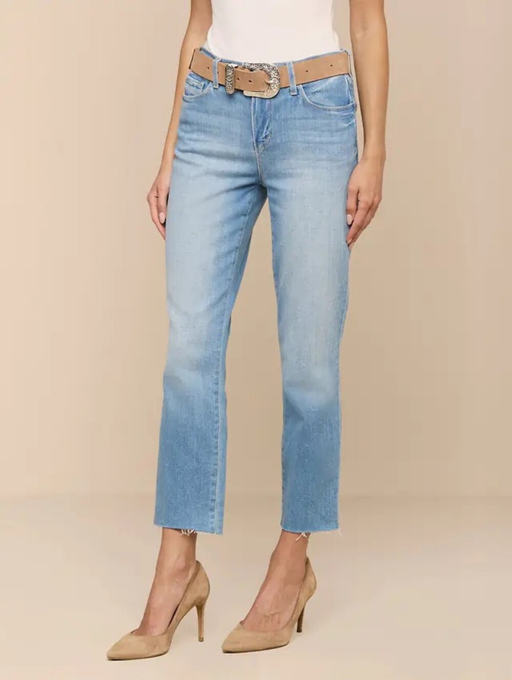 L'AGENCE Sada Cropped Slim Leg Jeans 24